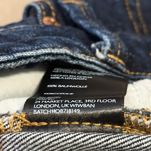 Urban Outfitters BDG Denim Rinse Asymmetrical Mini Skirt Raw Hem Medium OB718149 - Picture 12 of 12